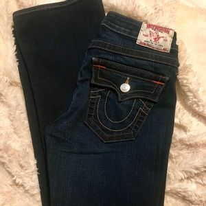 EUC True Religion Becky Low Rise Jeans Size 28